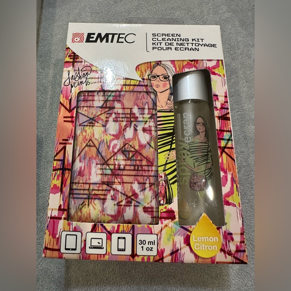 🐧3/$15 or 5/$20 - EMTEC Screen Cleaning Kit - Lemon